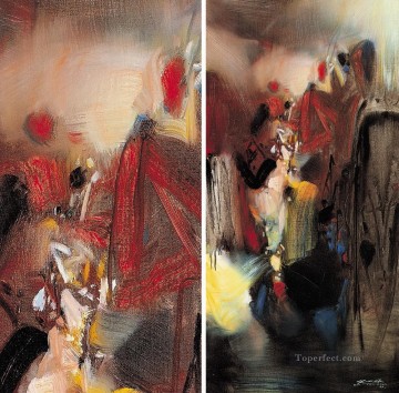 Luminous notes ZDQ China Abstract Oil Paintings